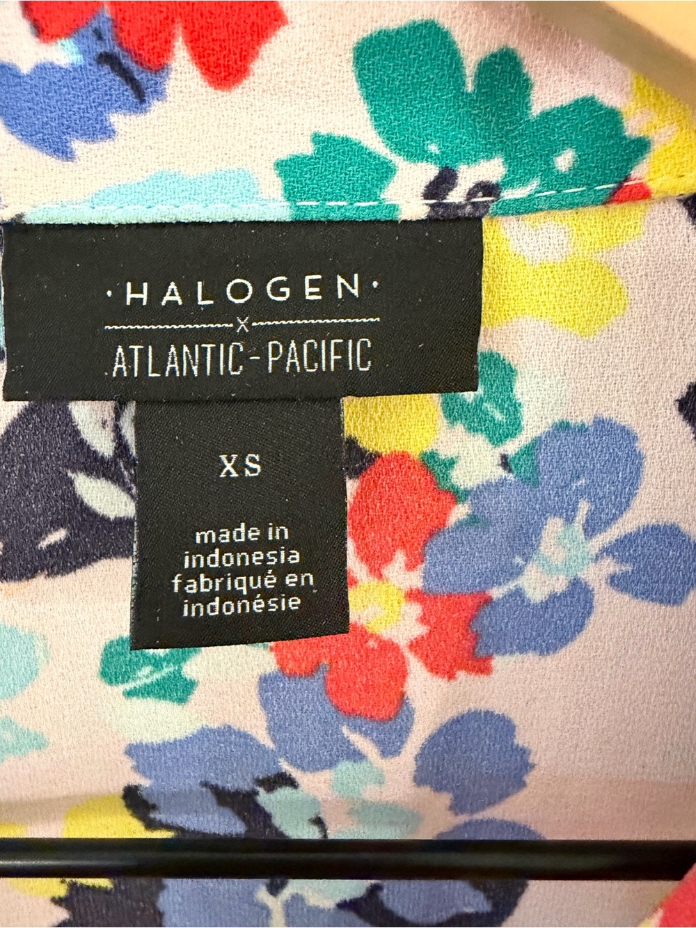 Halogen x Atlantic-Pacific Floral Smocked Utility Dress (B4) - Picture 4 of 5